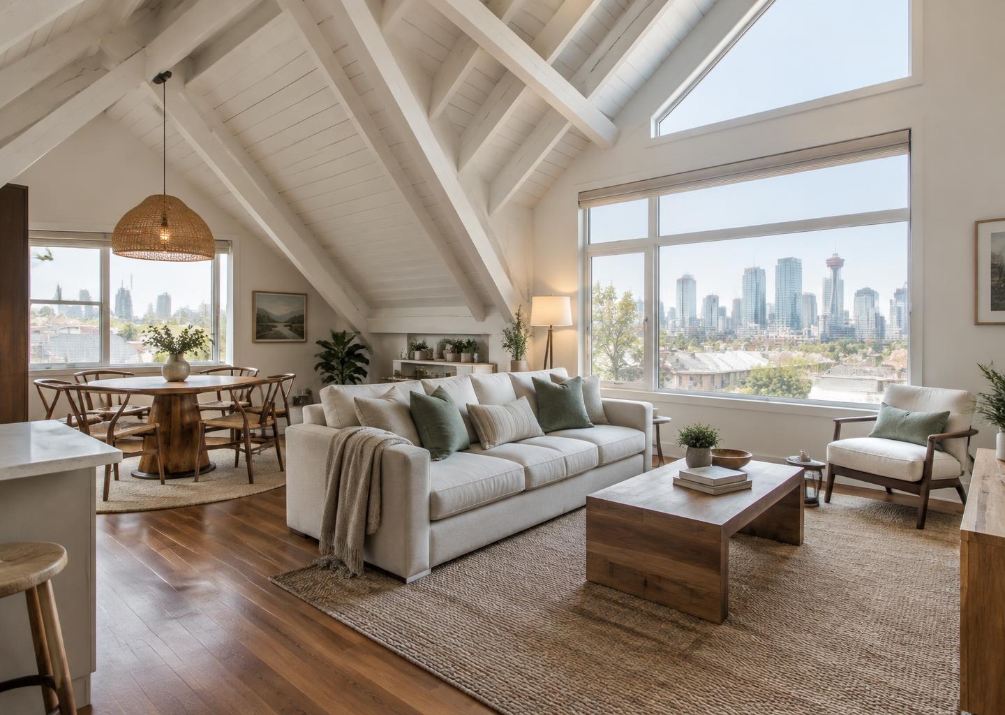 Illustrative interior for airbnb & vacation rentals