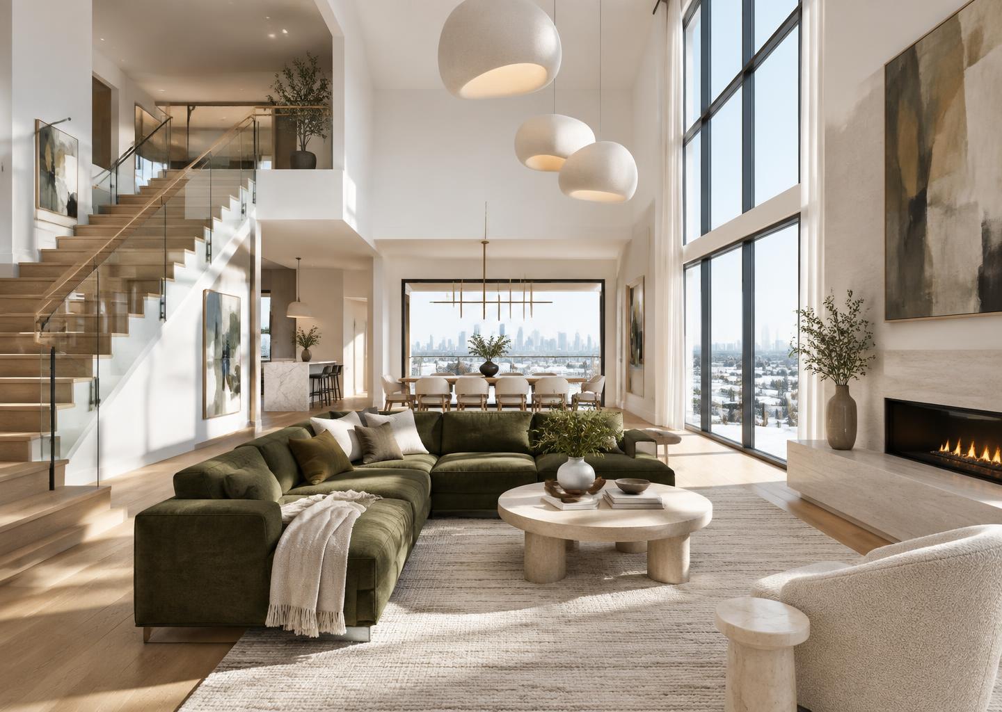 Illustrative interior for builders & designers