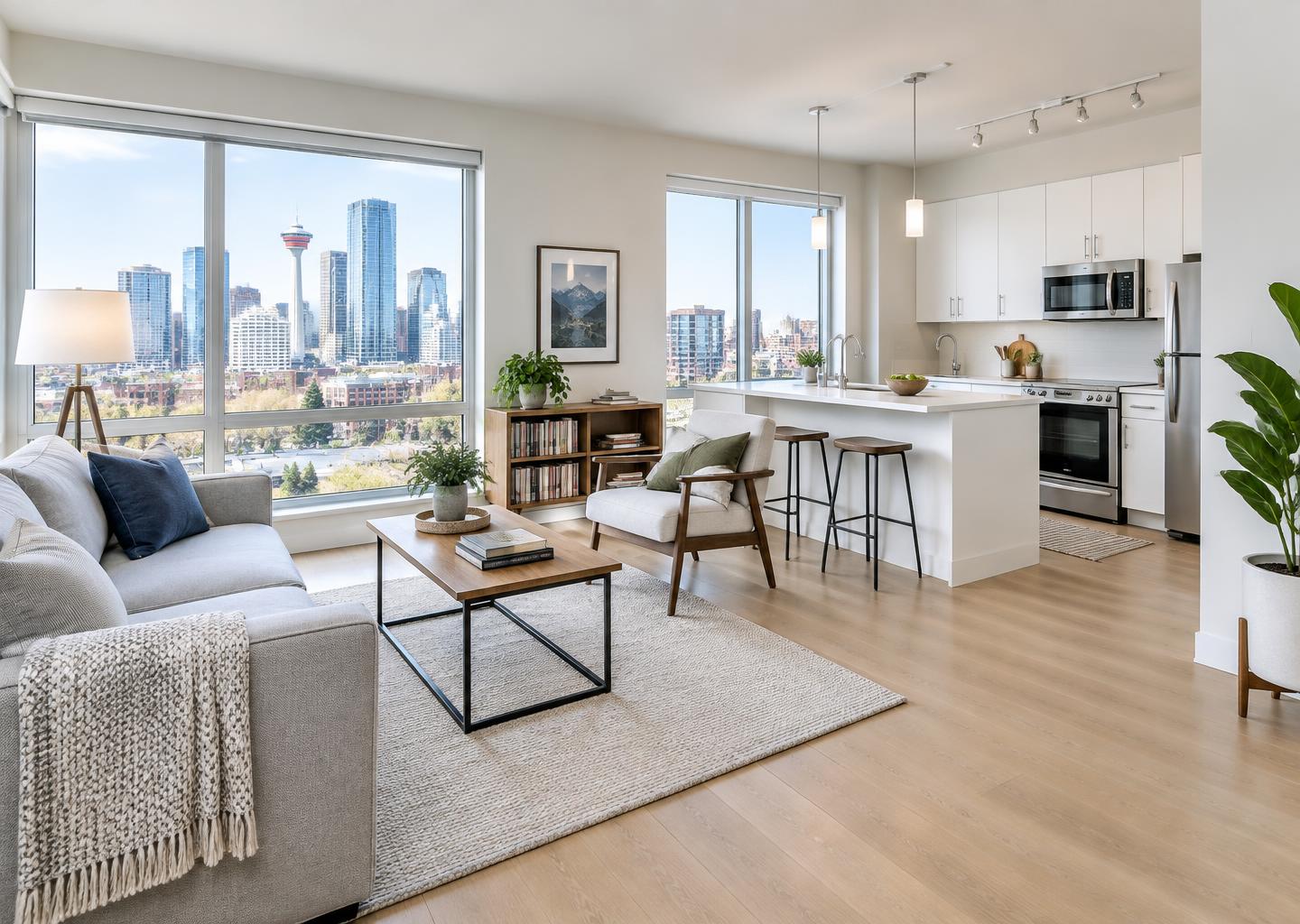 Illustrative interior for rental properties